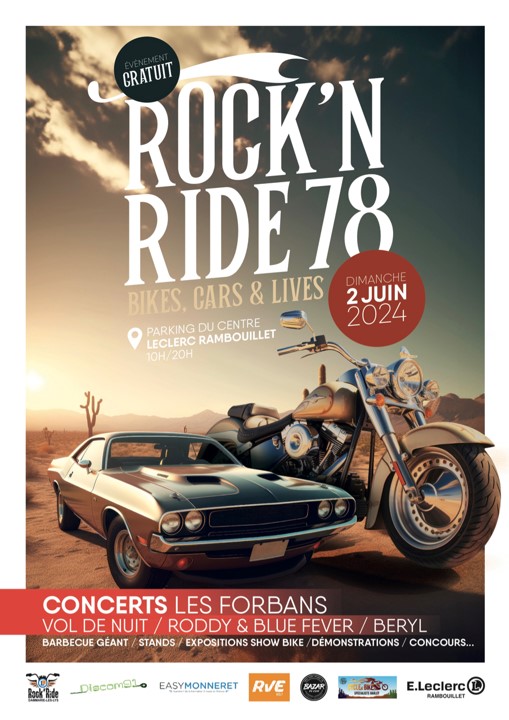 RAMBOUILLET – Rock N Ride 78 – 02 juin 2024