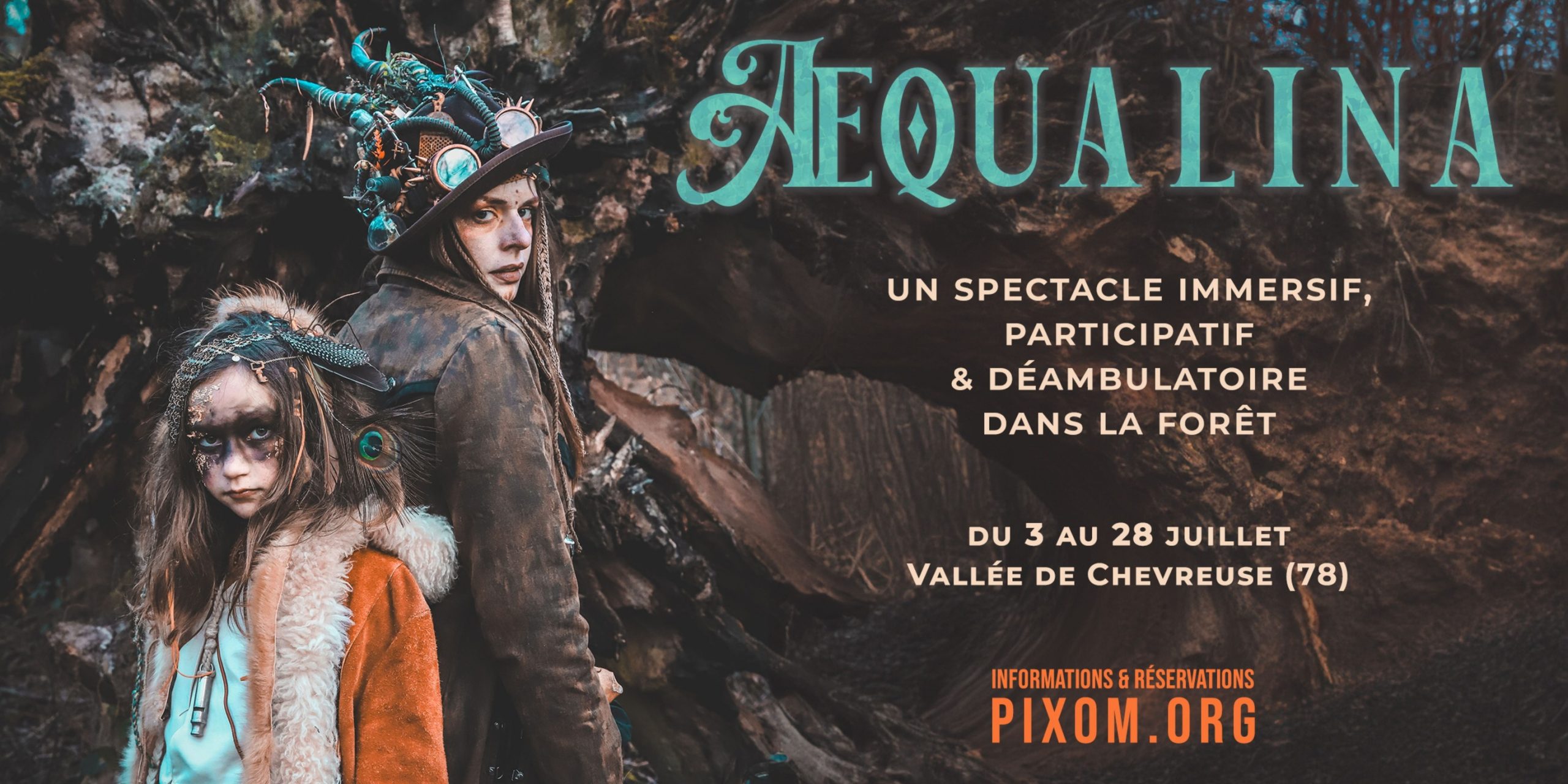 Vallée de Chevreuse – spectacle de PIXOM « Aequalina » jusqu’au 28 juillet