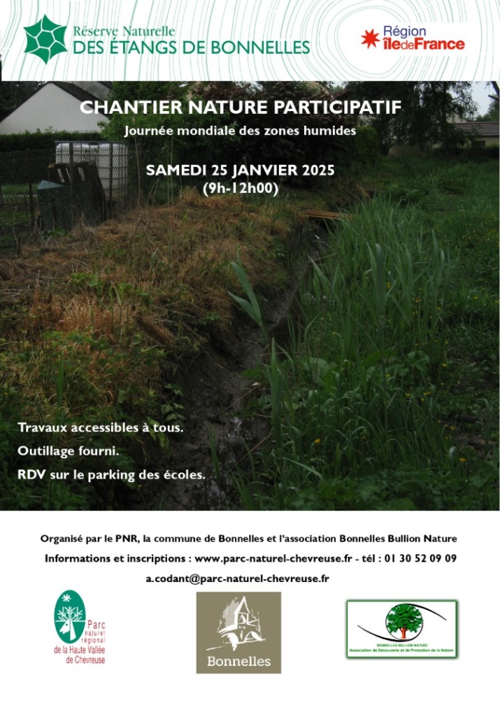 BONNELLES – Chantier Nature Participatif – 25 janvier