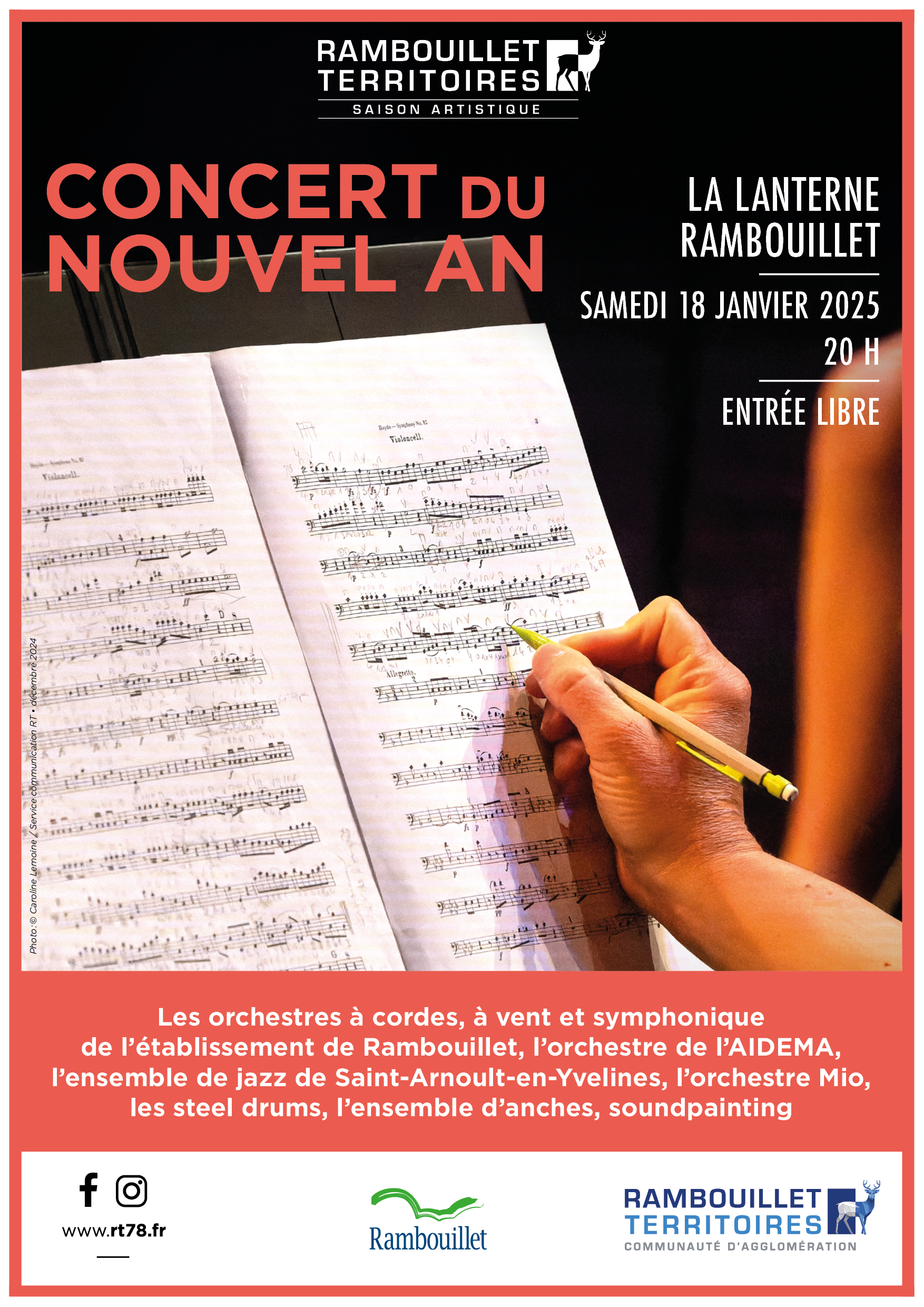 RAMBOUILLET – Concert – 18 janvier