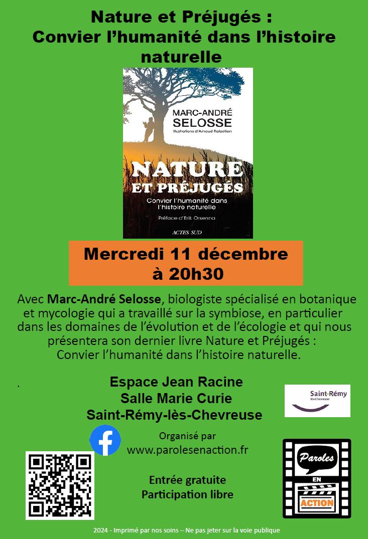 SAINT REMY LES CHEVREUSE – Présentation livre – 11 décembre