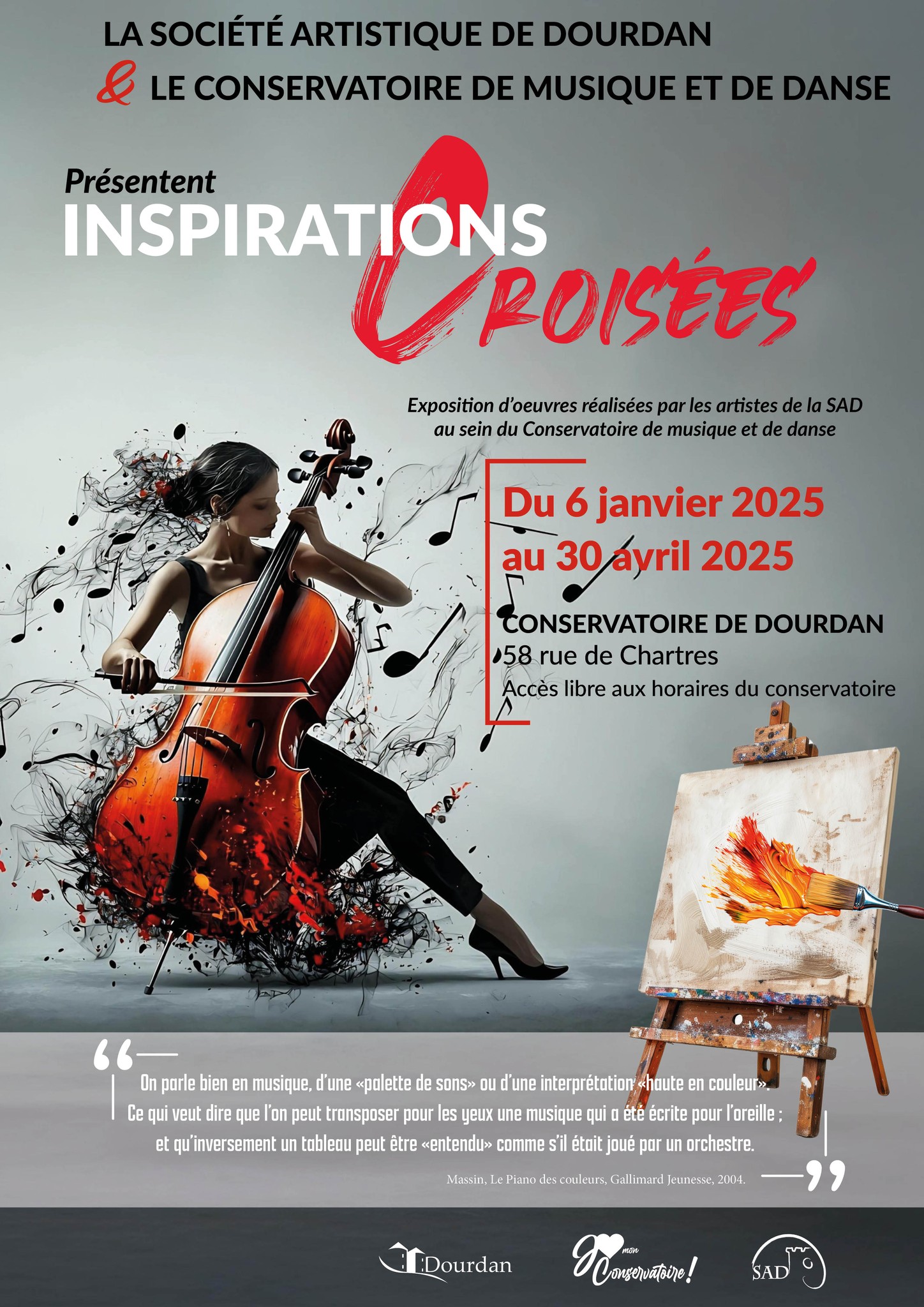 DOURDAN – Exposition – du 6 janvier au 30 avril