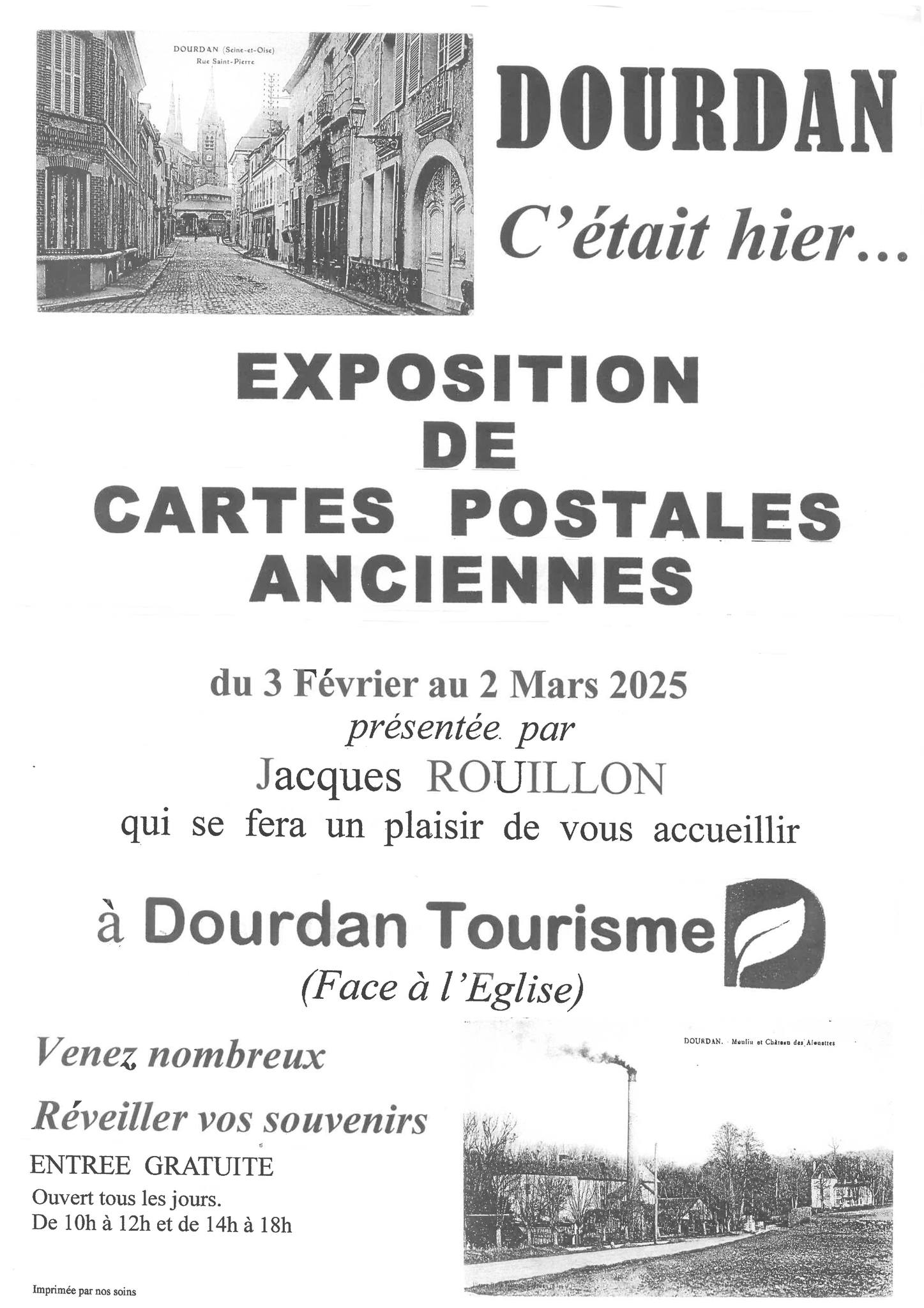 DOURDAN – Exposition – du 03 février au 02 mars