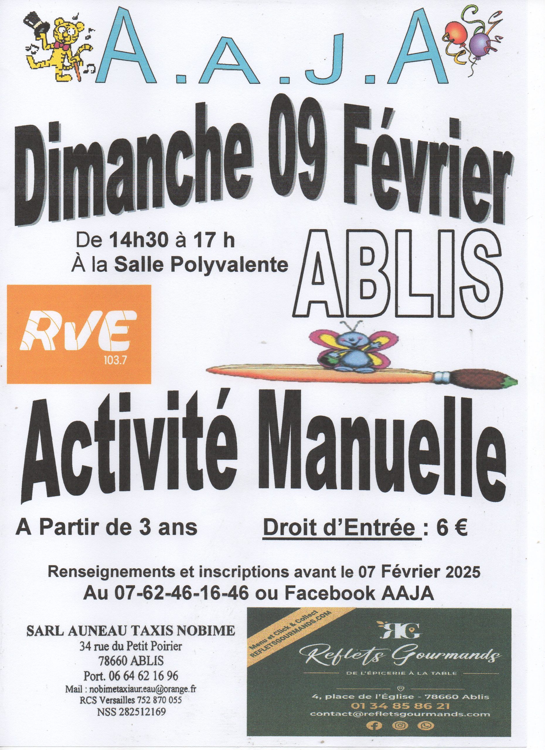 ABLIS – Activités manuelles – 09 février