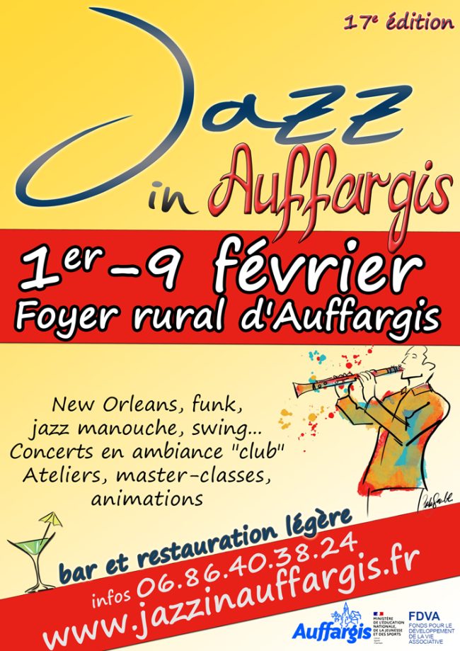 AUFFARGIS – Jazz in Auffargis – du 01 au 09 février