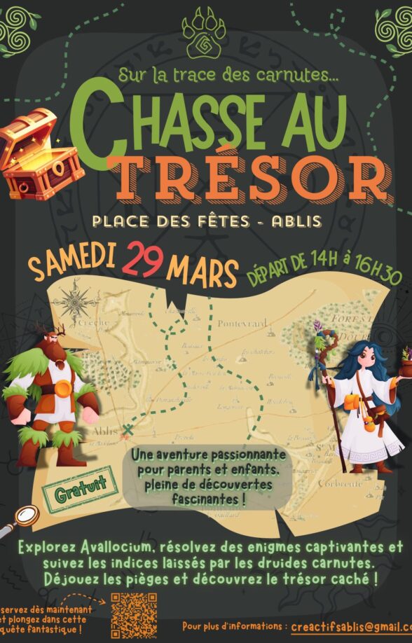 ABLIS – Chasse aux trésors – 29 mars