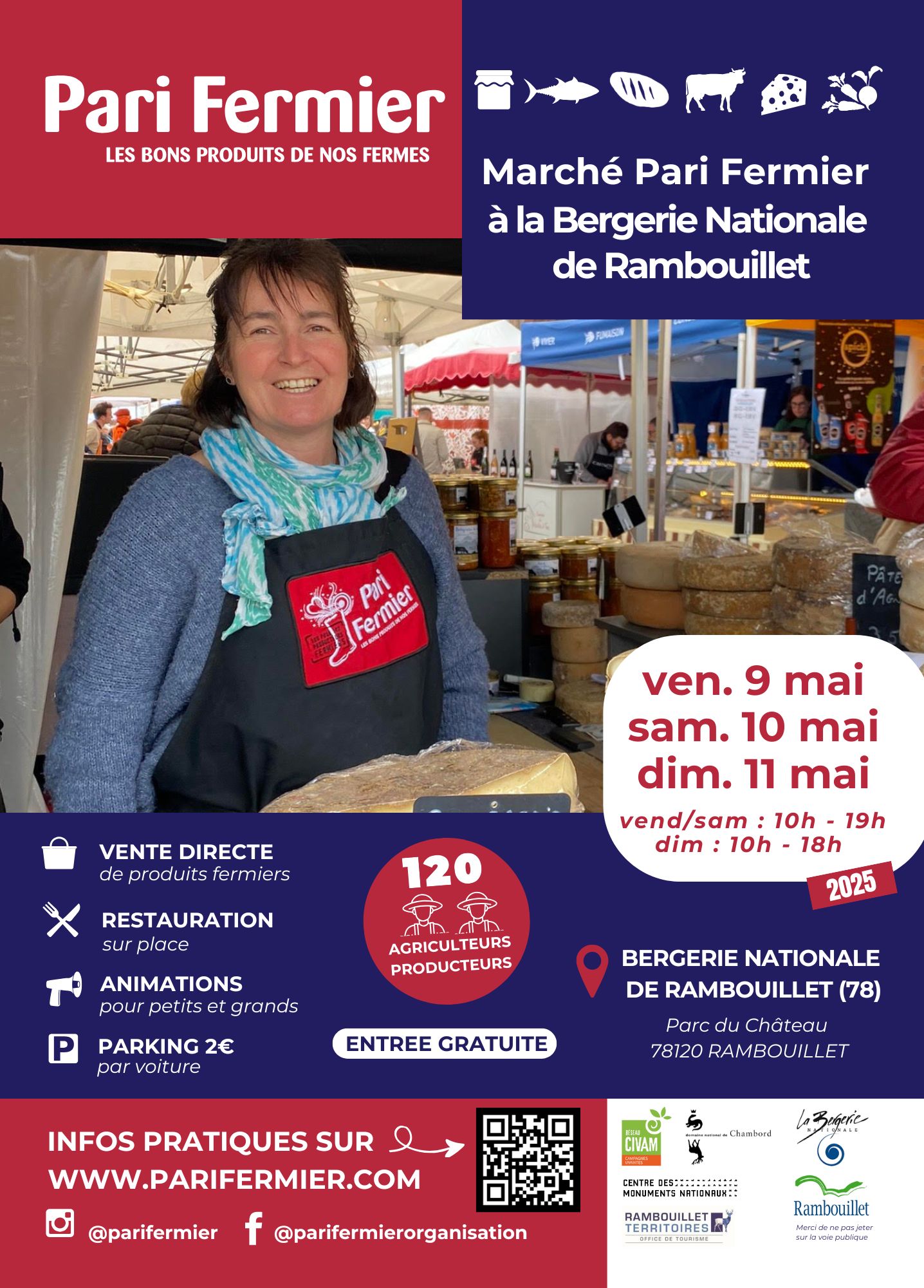RAMBOUILLET – Pari Fermier – du 09 au 11 mai 2025