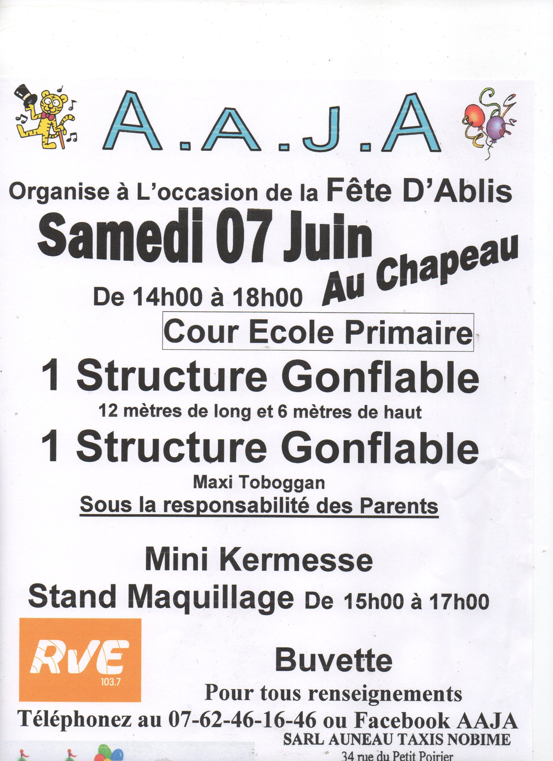 ABLIS – Kermesse 07 juin