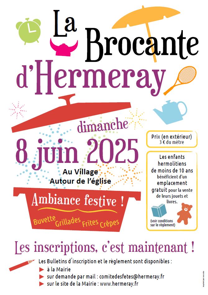 HERMERAY – Brocante – 8 juin