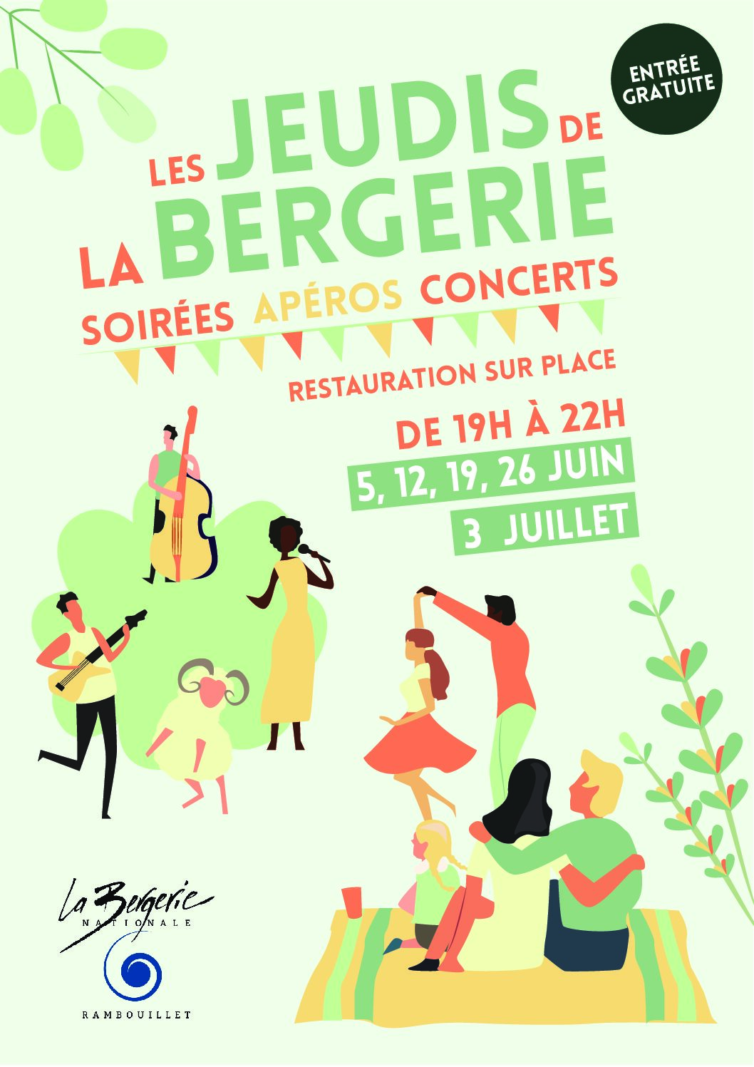 RAMBOUILLET – Les jeudis de la Bergerie – juin