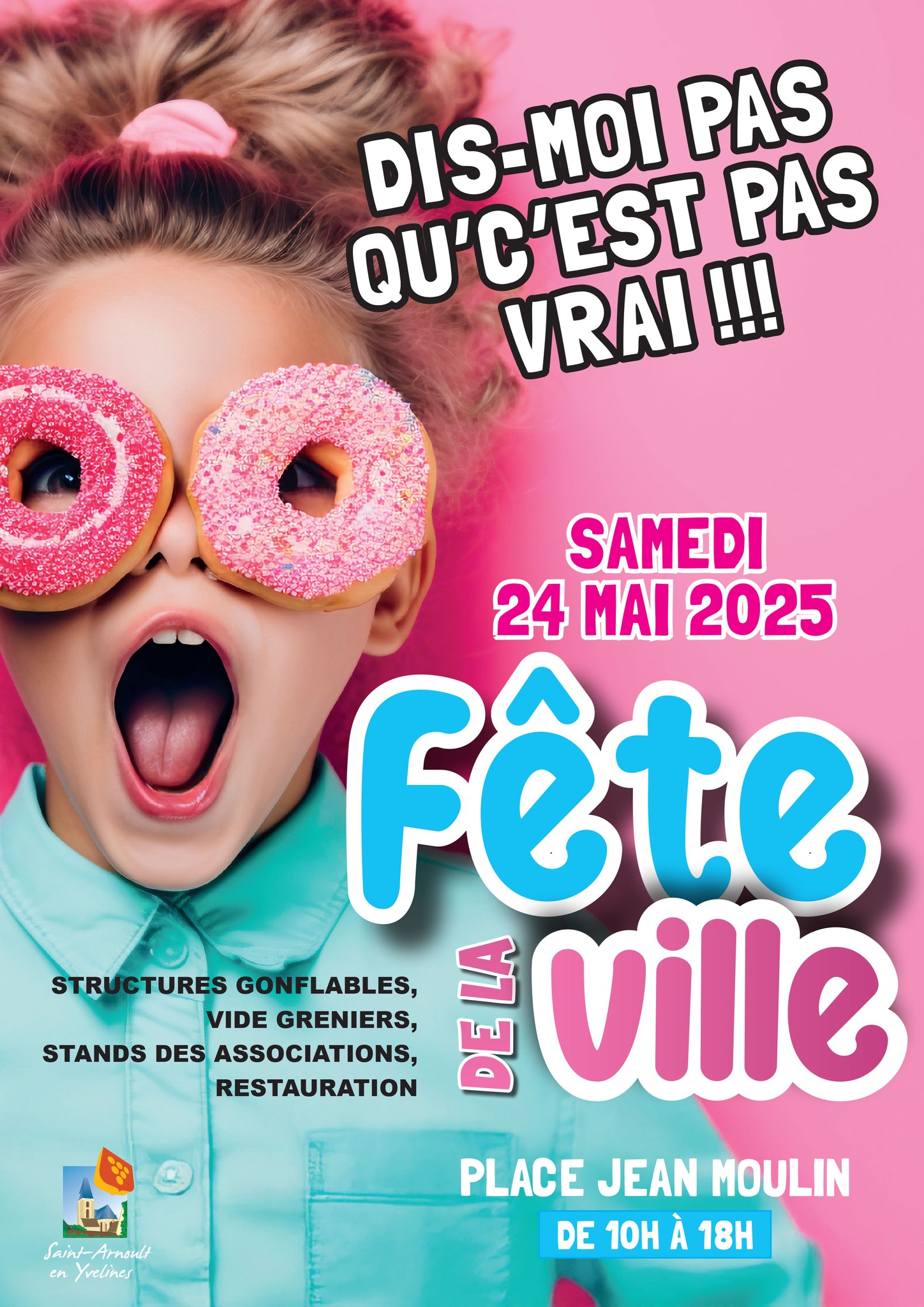 SAINT ARNOULT EN YVELINES – Fête de la ville – 24 mai